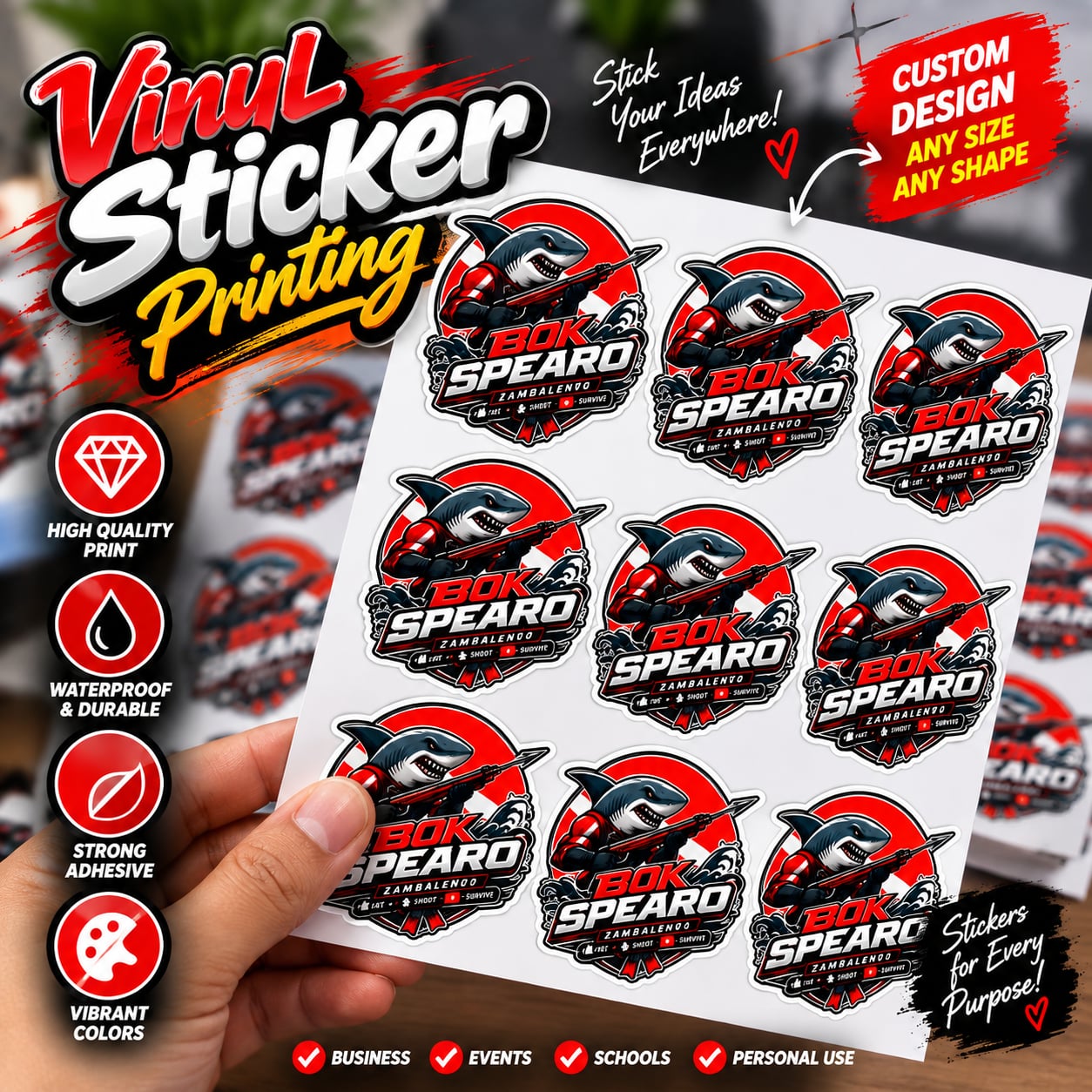 Vinyl Sticker Printing