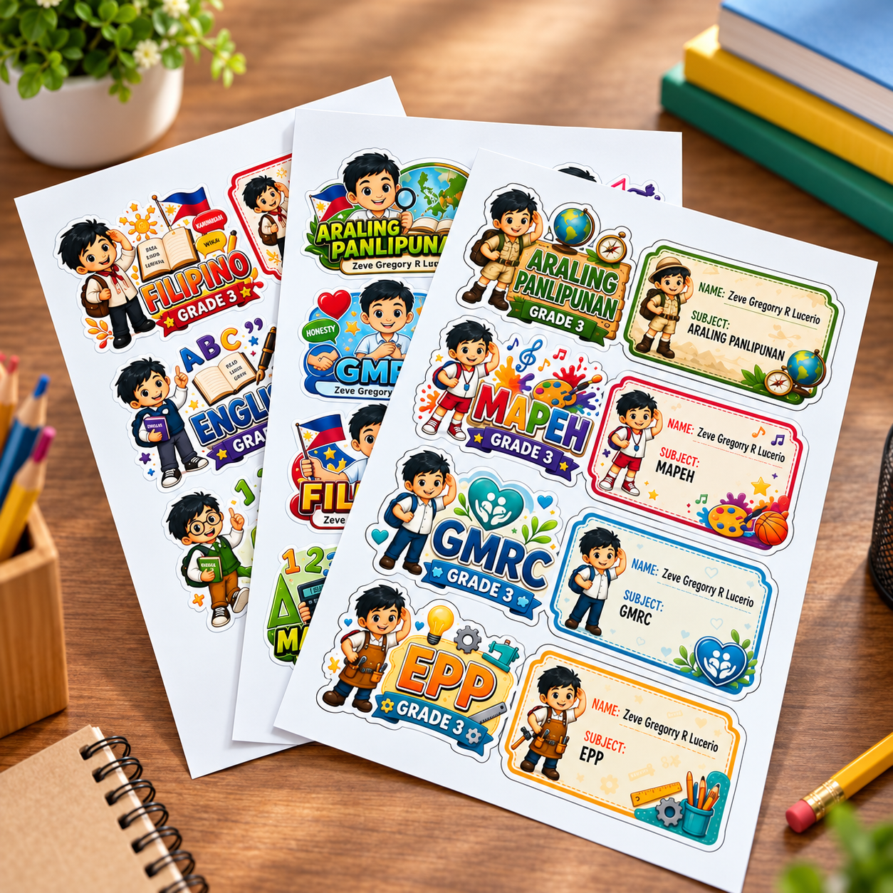 Product Label Sticker Printing