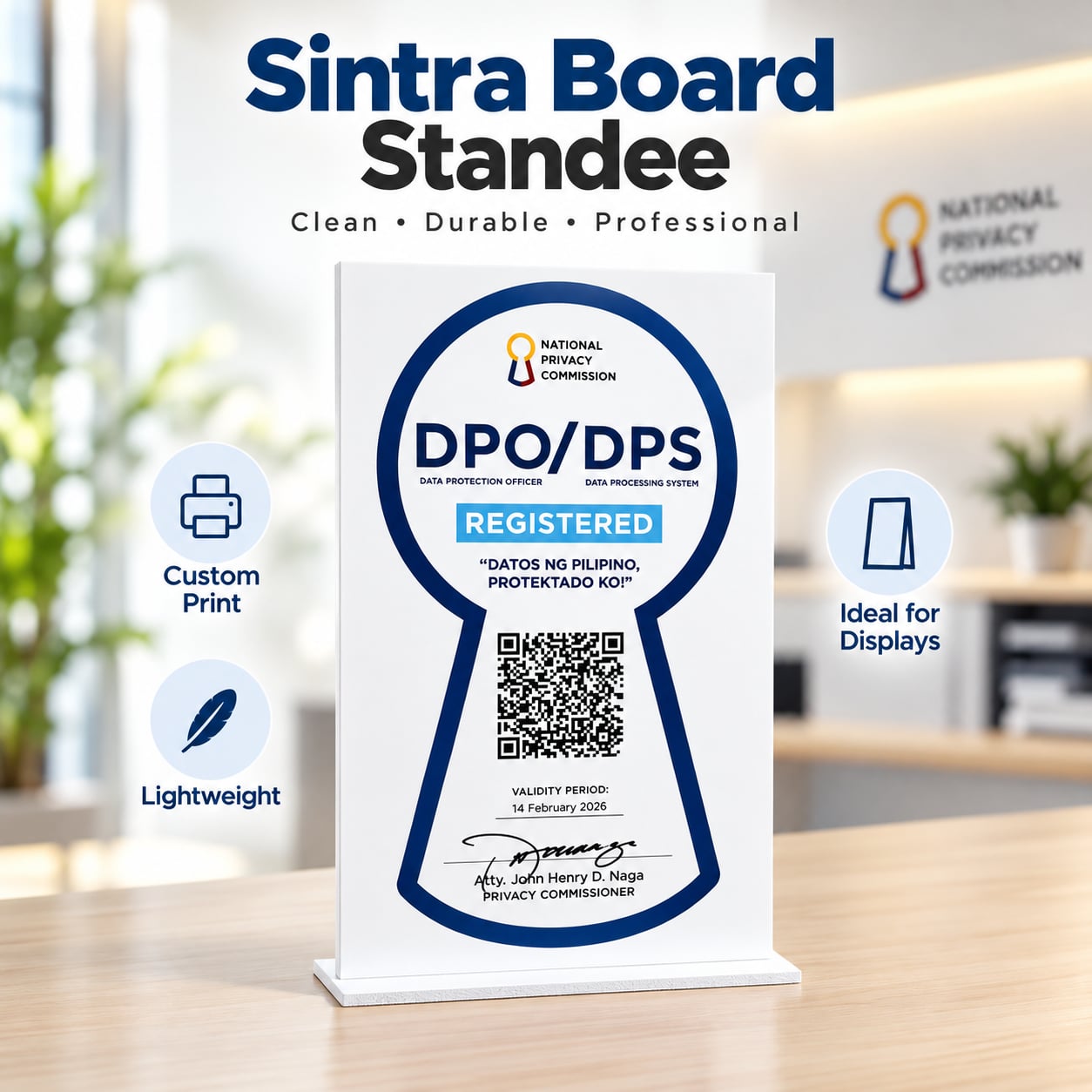 Sintra Board Standee