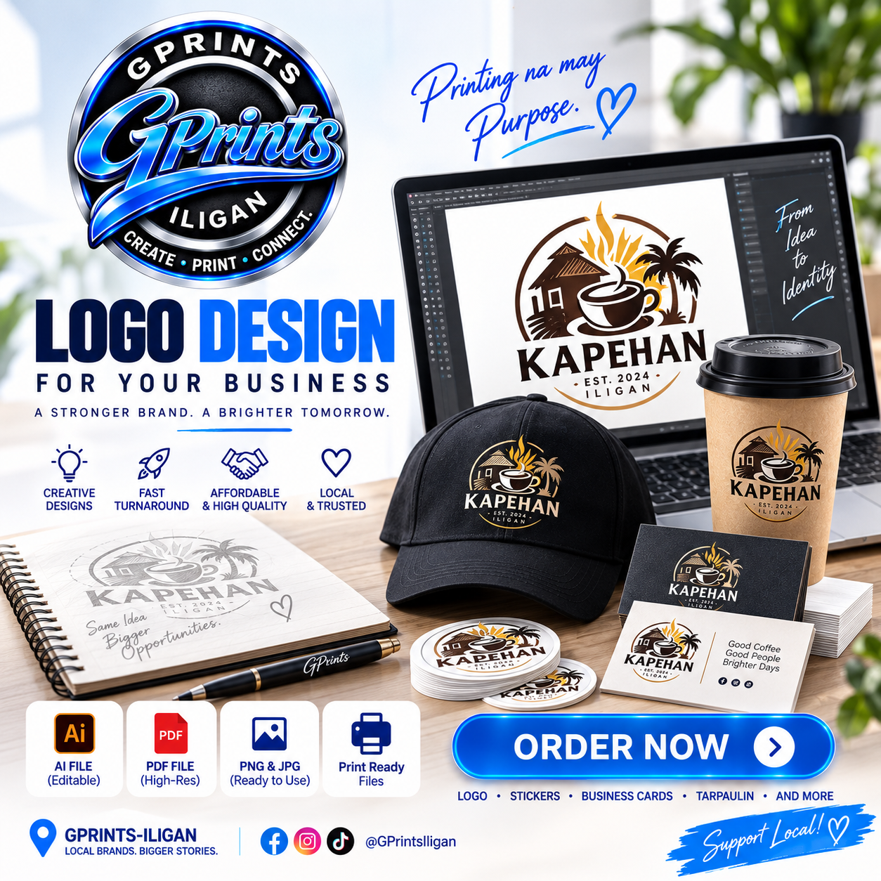 Logo and Sticker Package