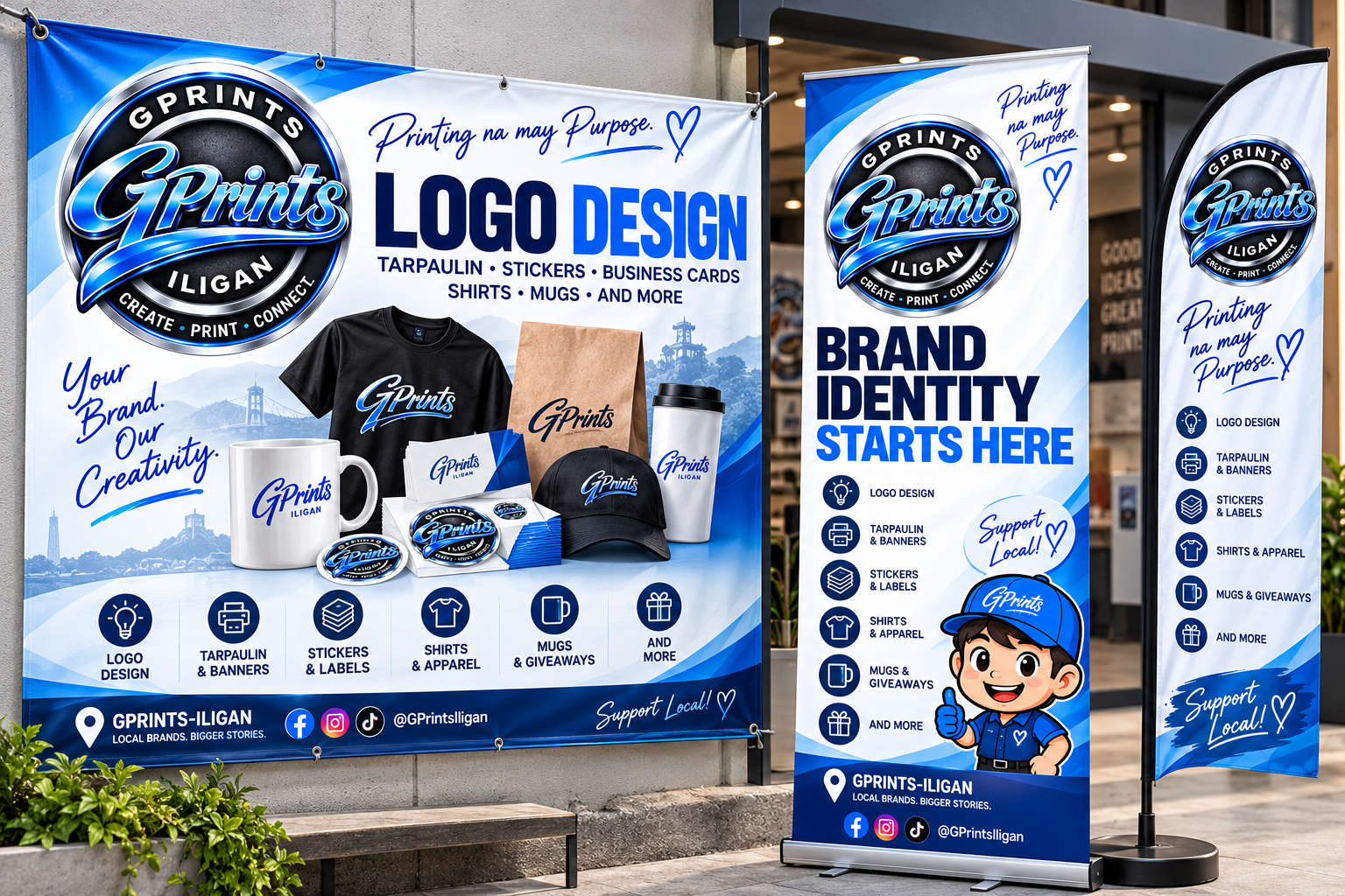 Tarpaulin and Banner Layout
