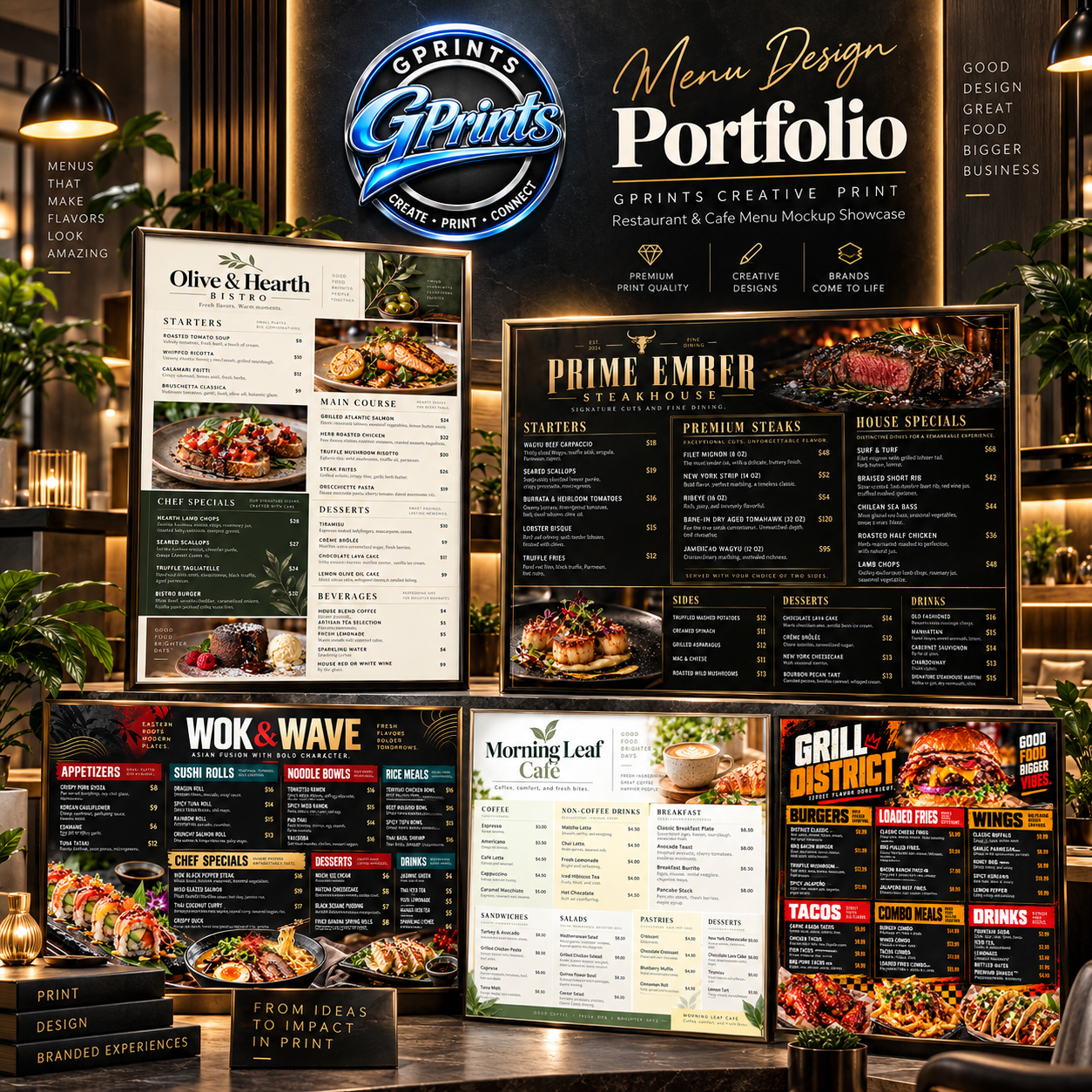 Food Menu Design