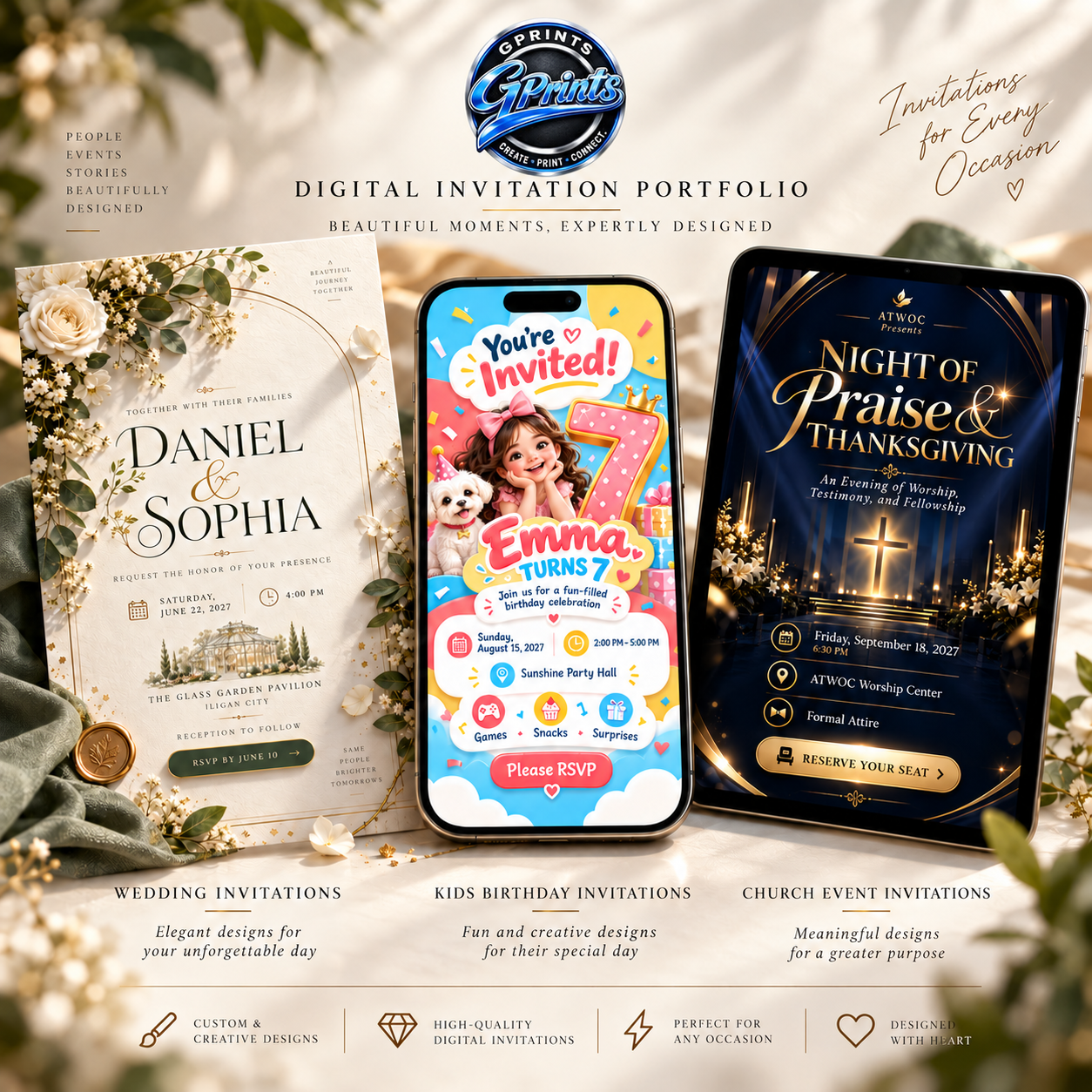 Digital Invitation Design