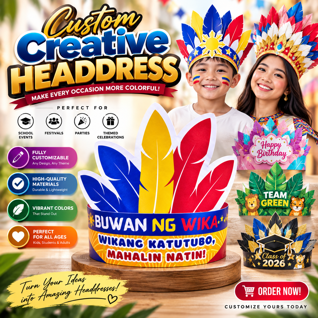 Costumize Head dress