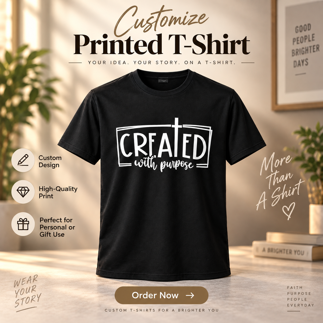 Customize Printed T-Shirt