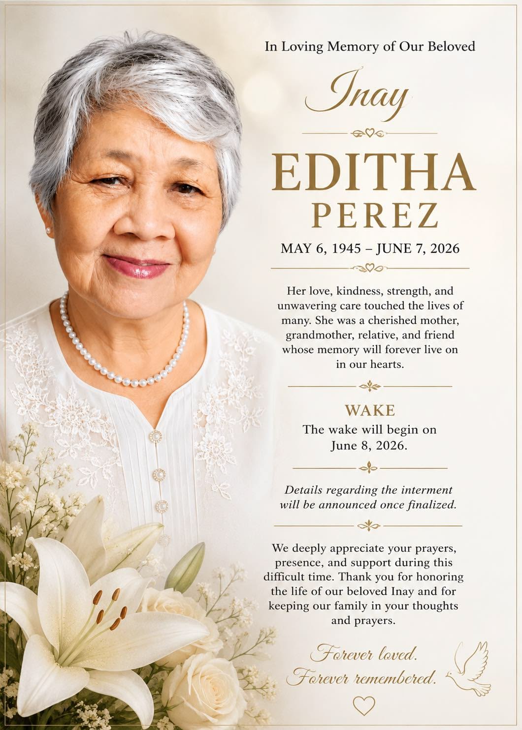 Celebration of Life & Memorial Funeral Templates