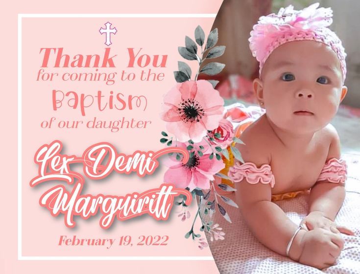 Baby Baptism & Christening Invitation Templates 