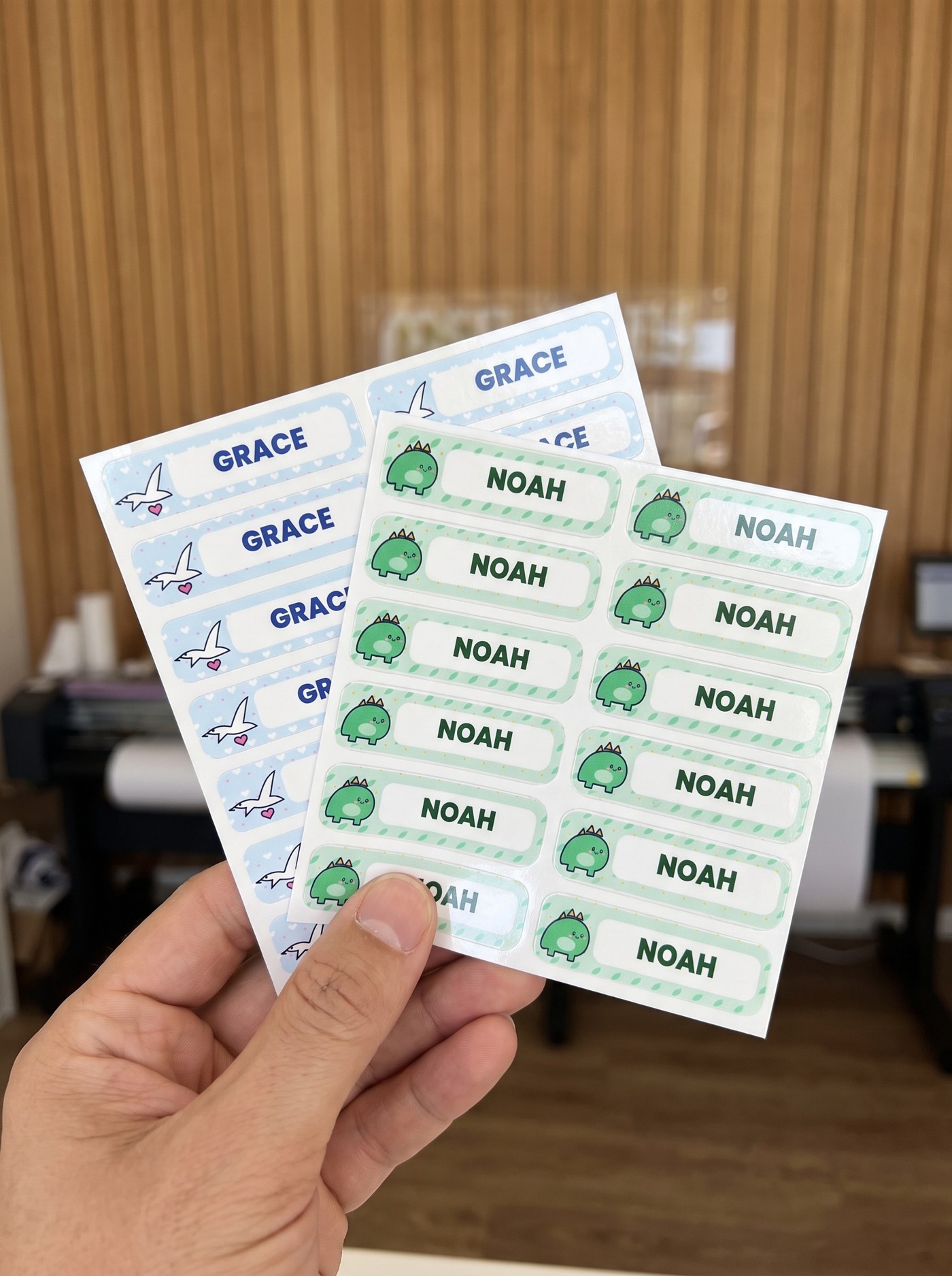 Mini Name Sticker Set (10 pcs)