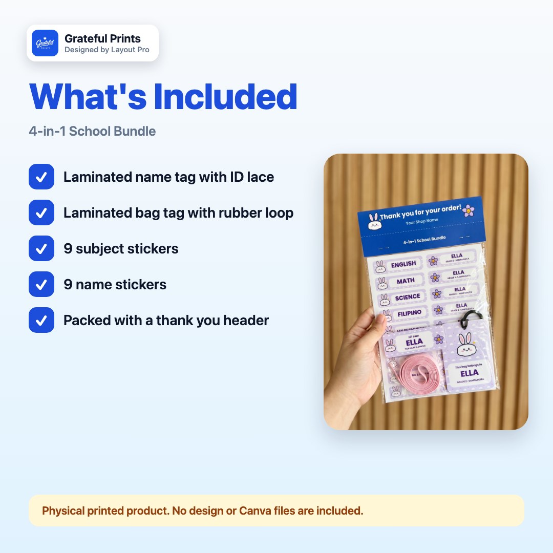 Back-to-School Essentials Bundle (4-in-1)