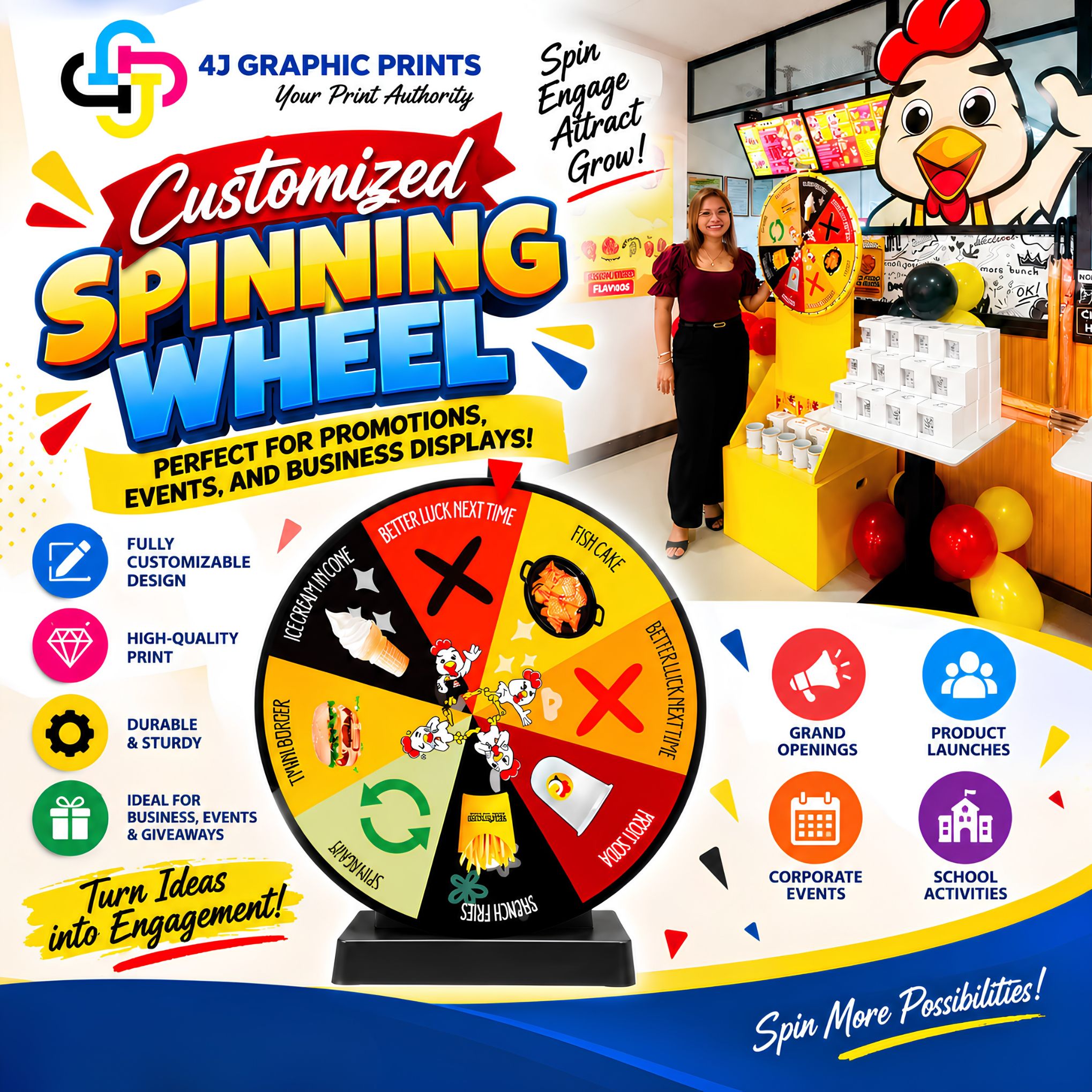 Customized Spinning Wheel