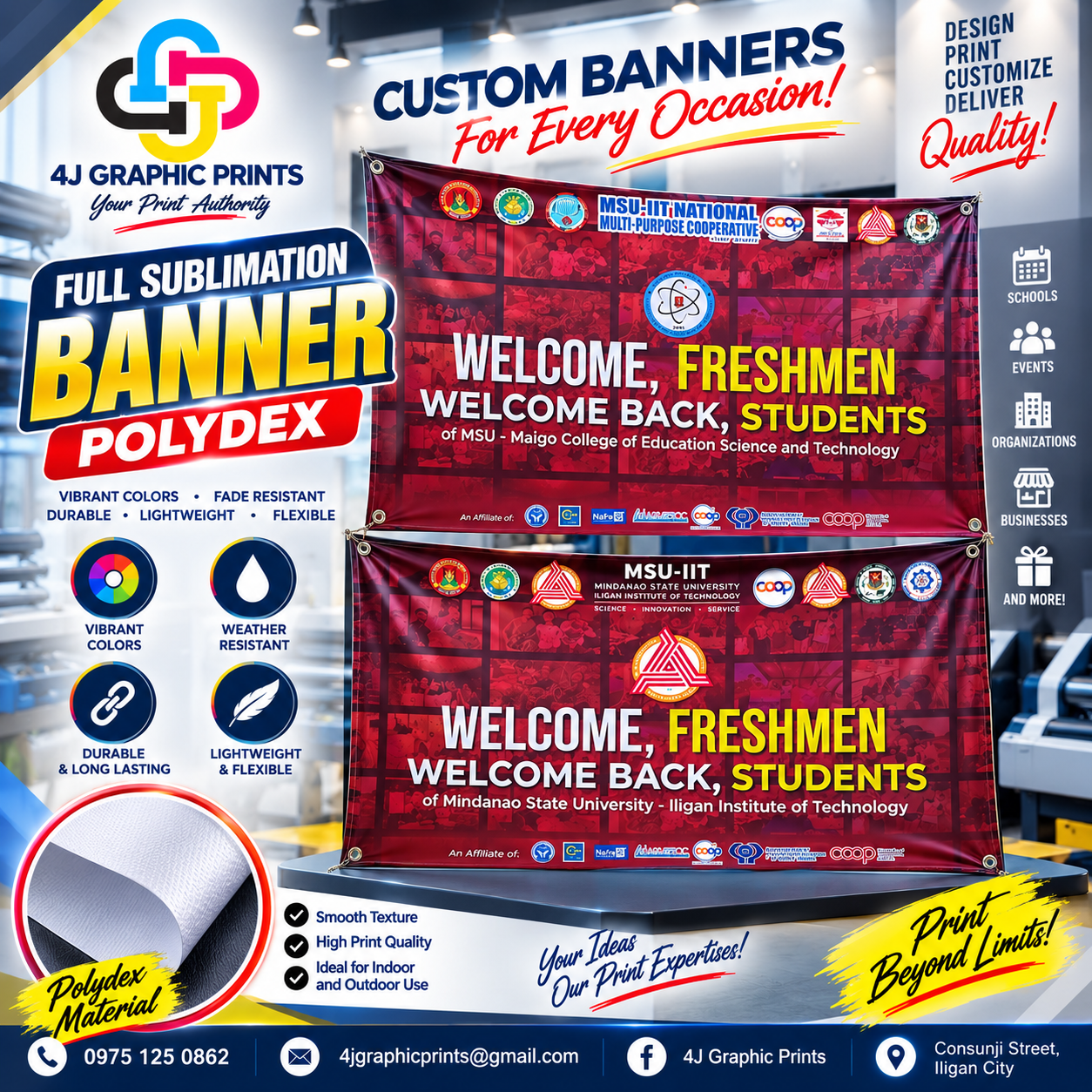 Full Sublimation Banner