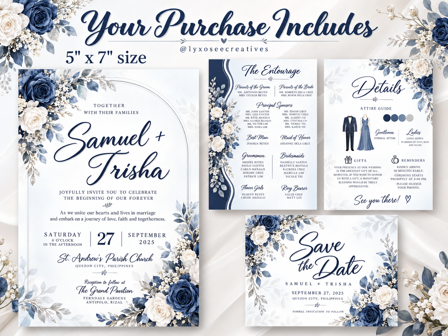 Customized Wedding Invitation