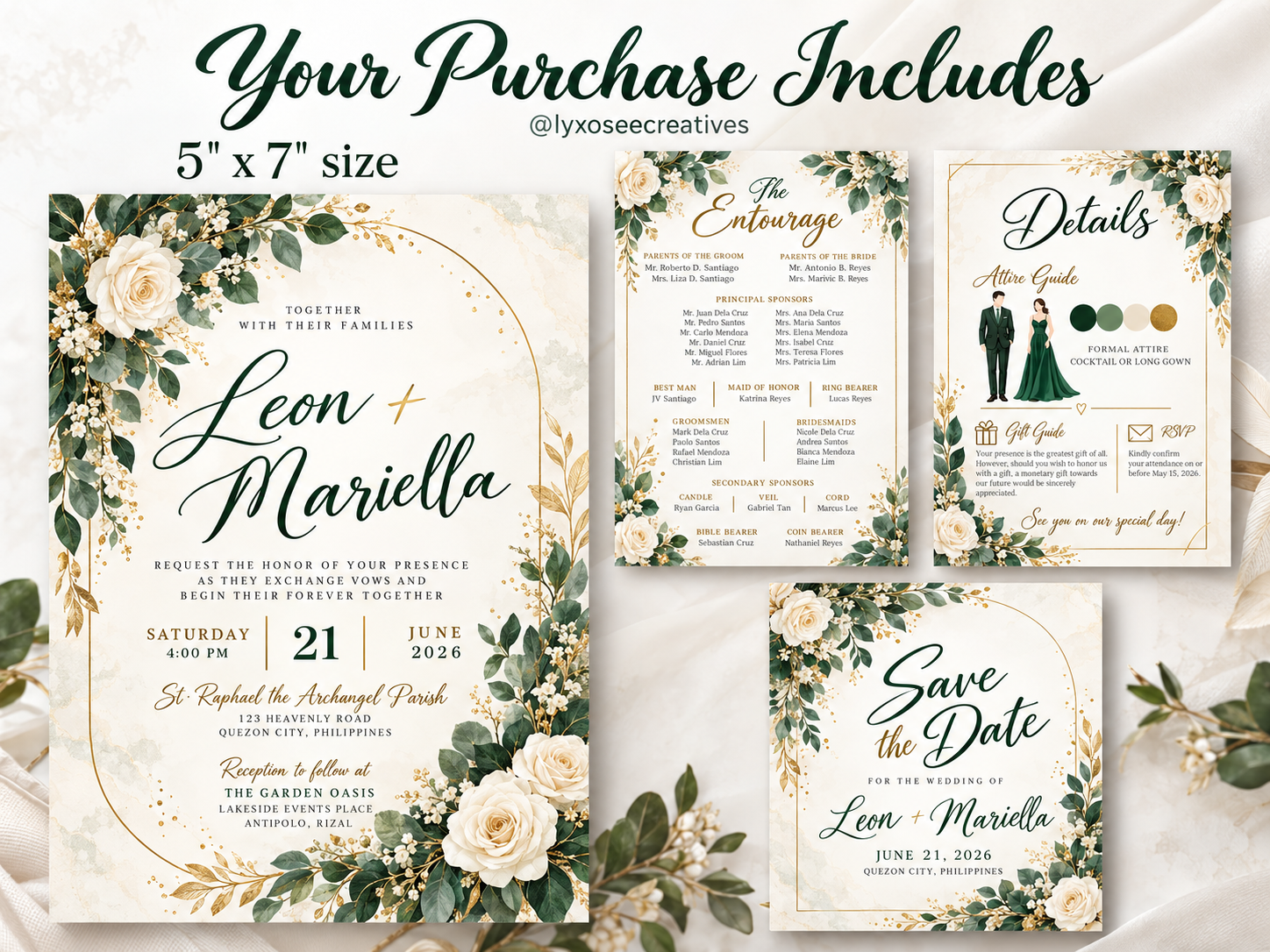 Customized Wedding Invitation