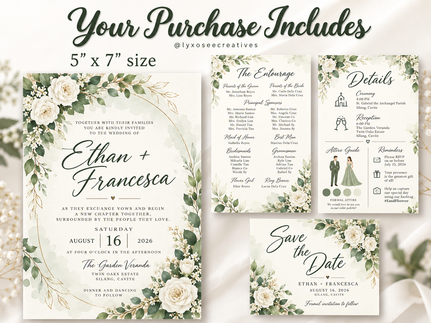Customized Wedding Invitation