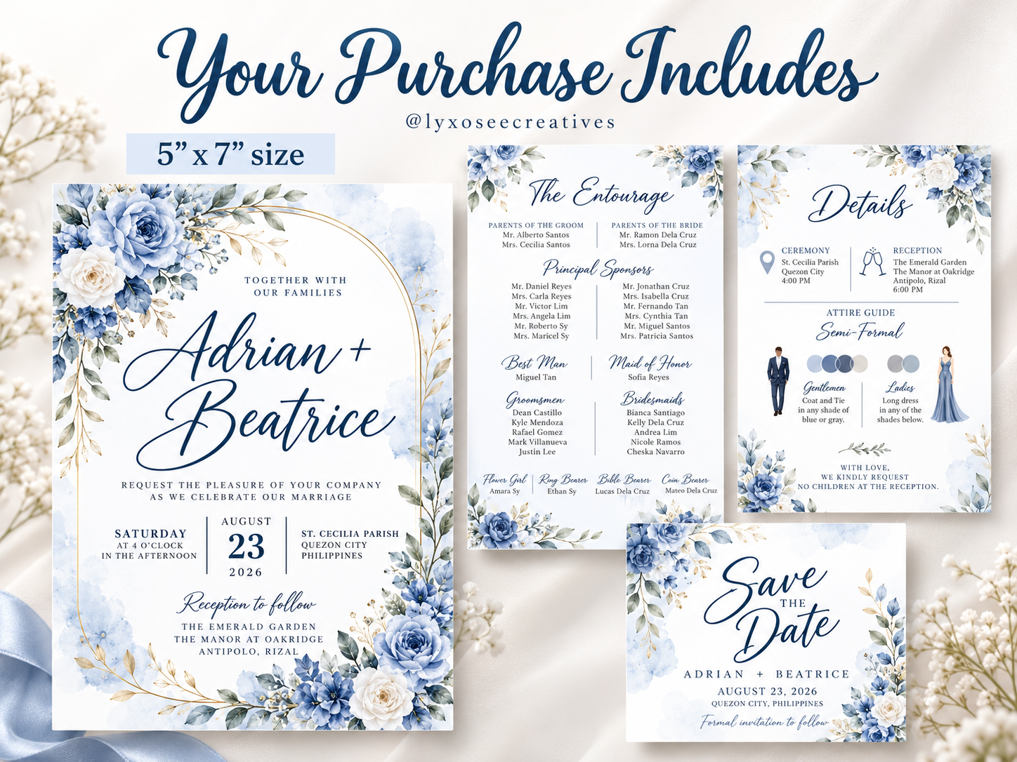 Customized Wedding Invitation