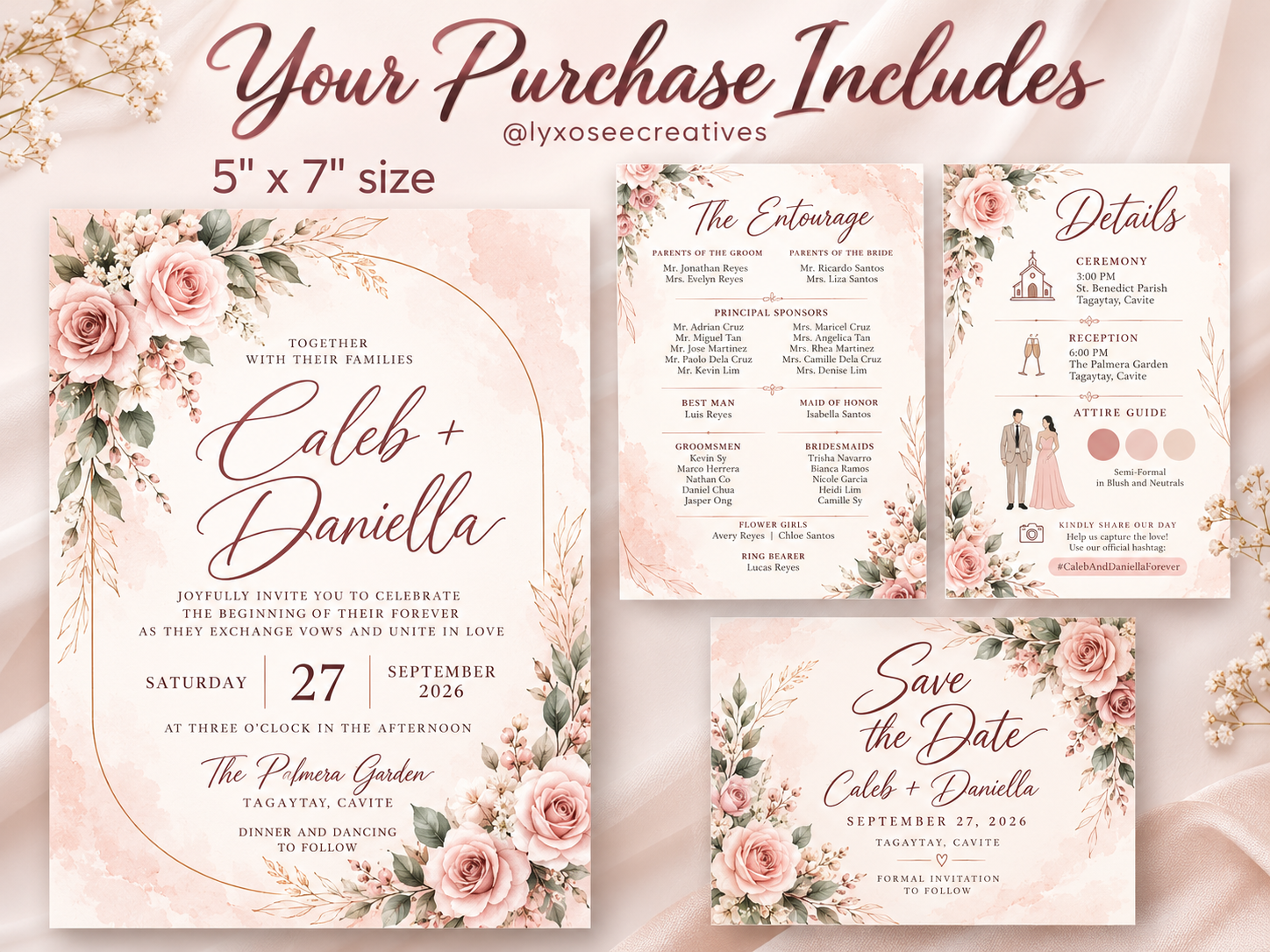 Customized Wedding Invitation