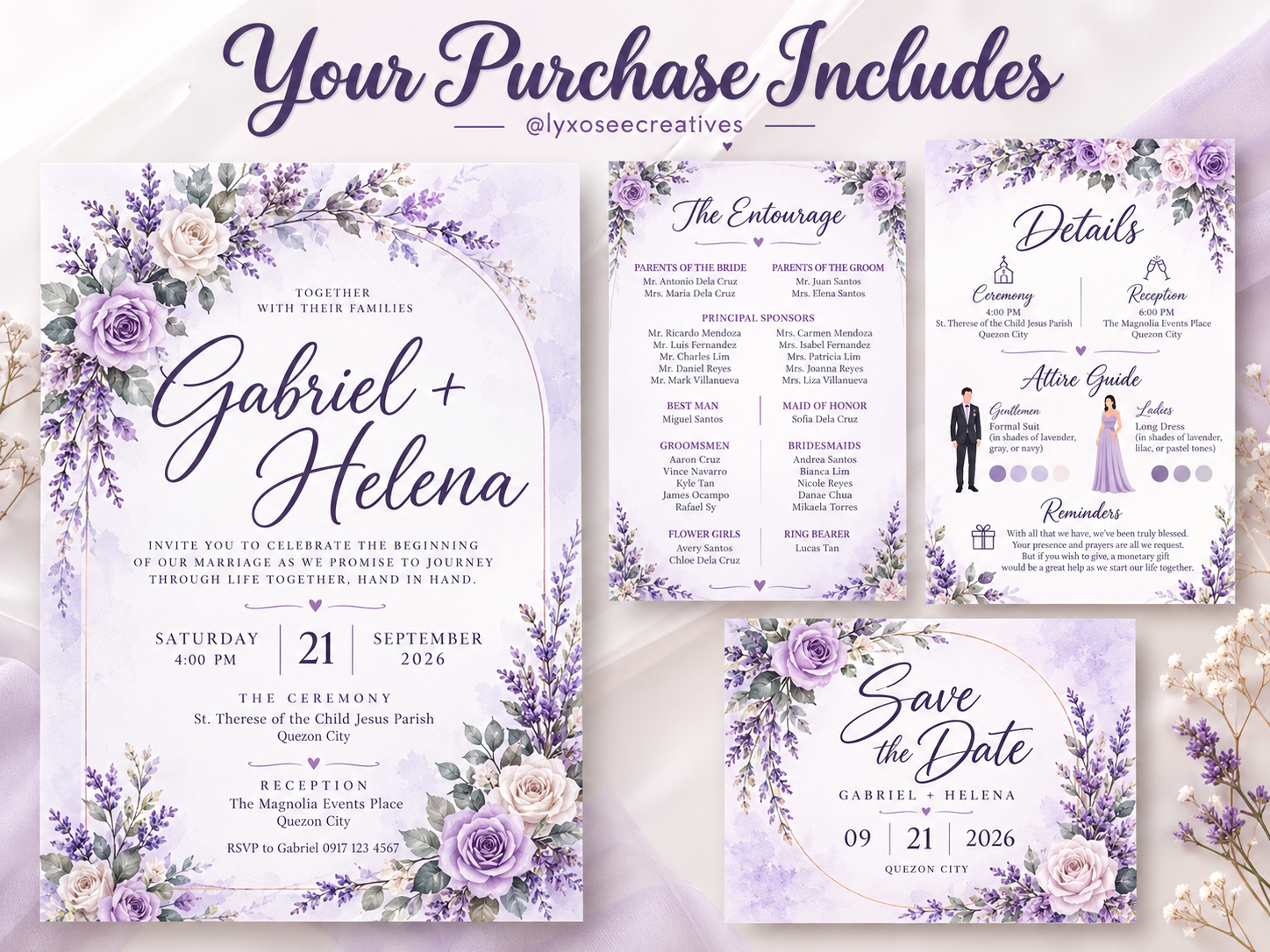 Customized Wedding Invitation