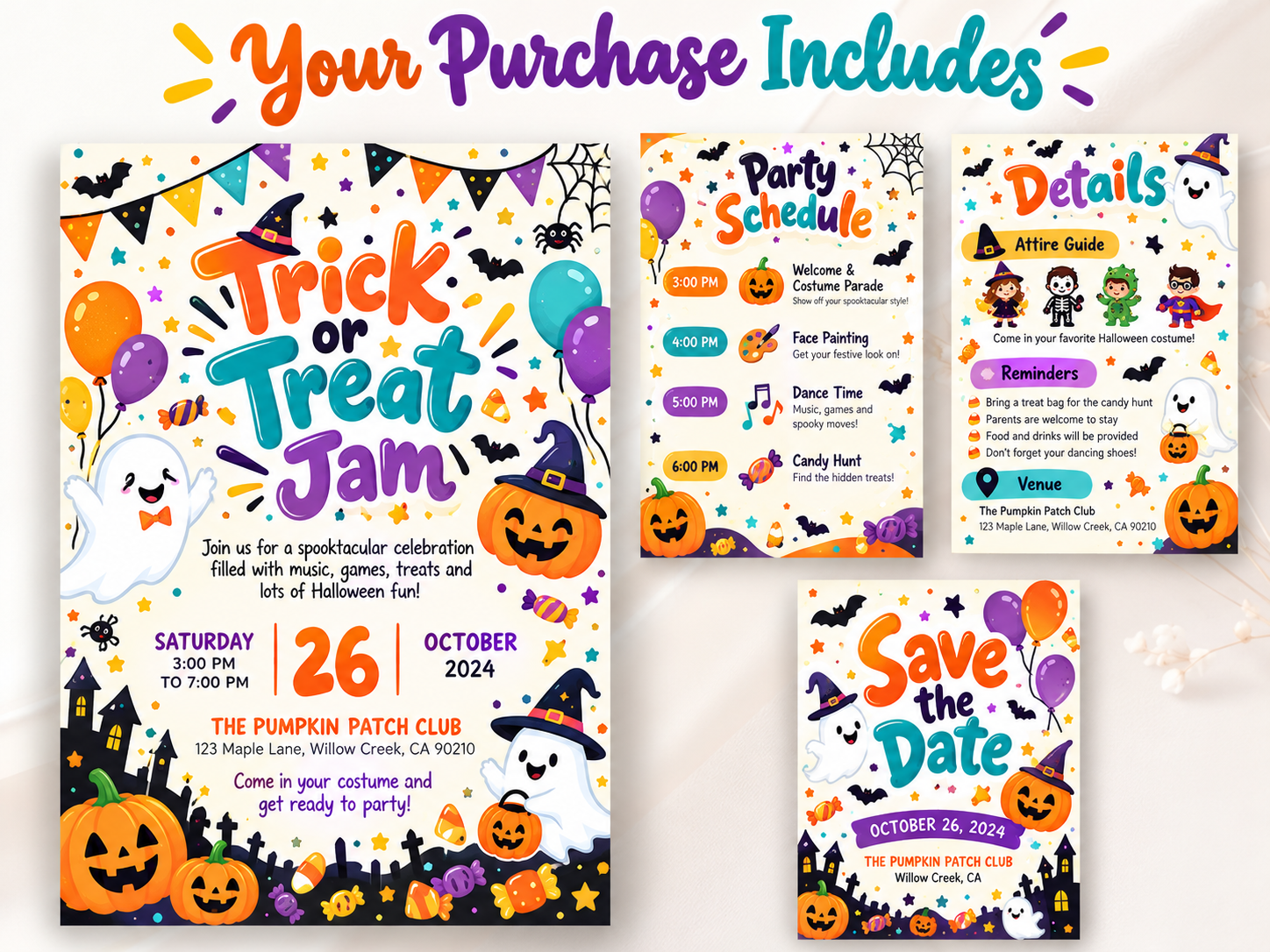 Customized Halloween Party Invitation