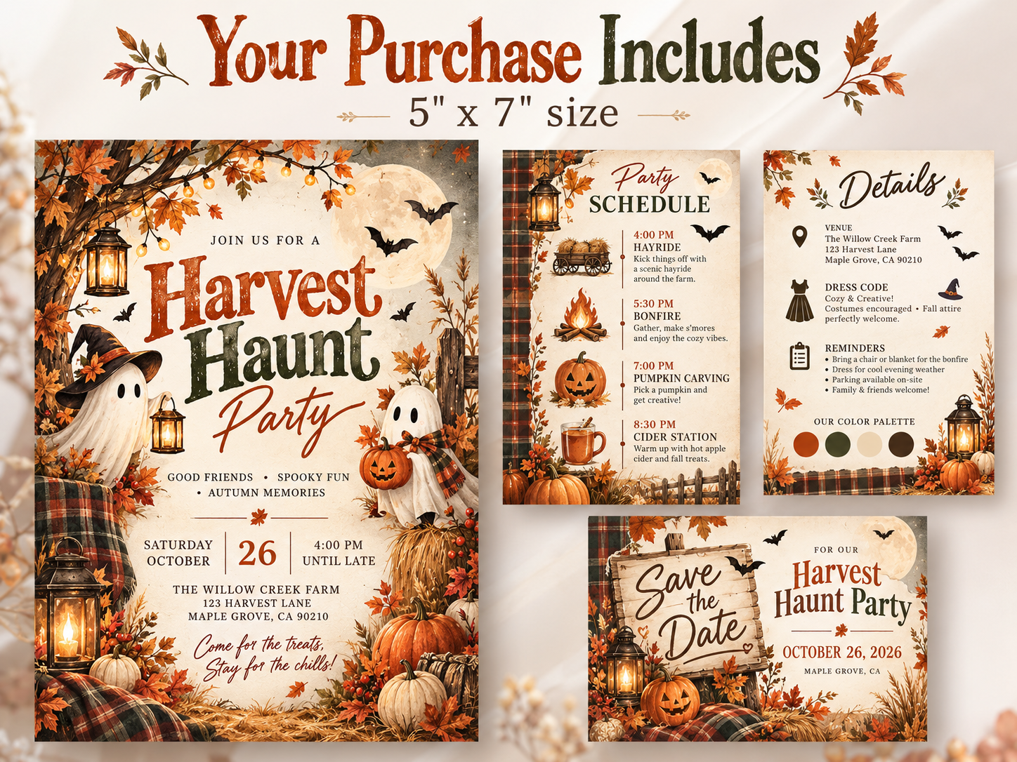 Customized Halloween Party Invitation