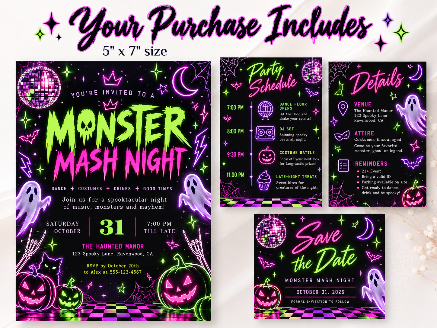 Customized Halloween Party Invitation