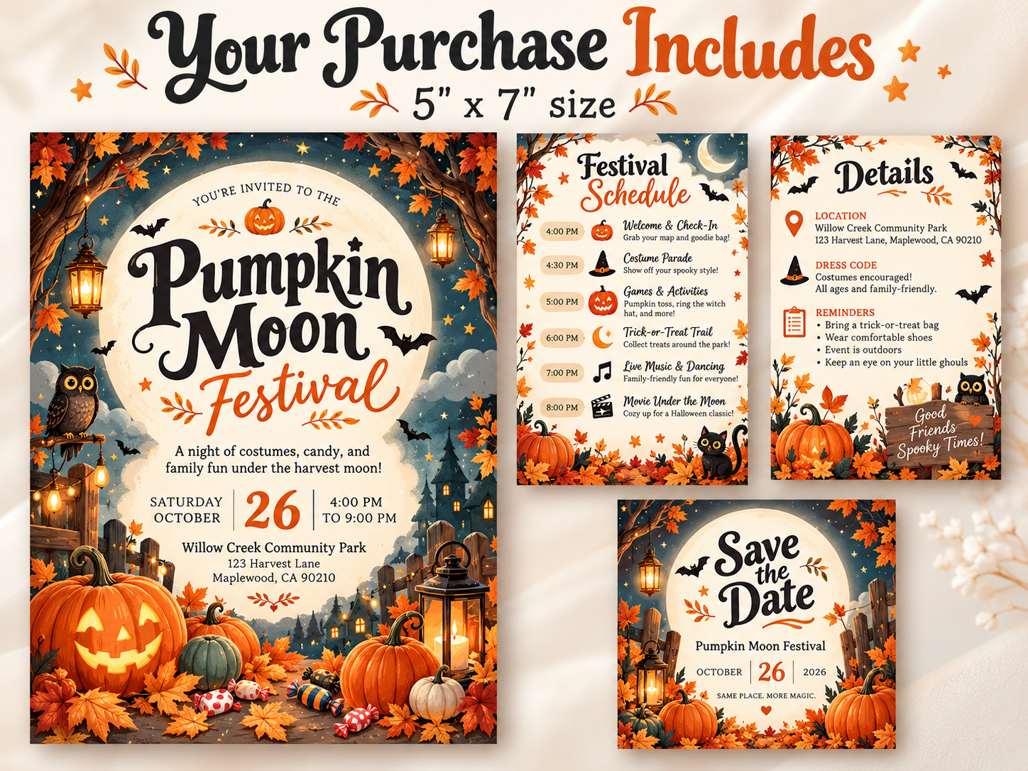 Customized Halloween Party Invitation