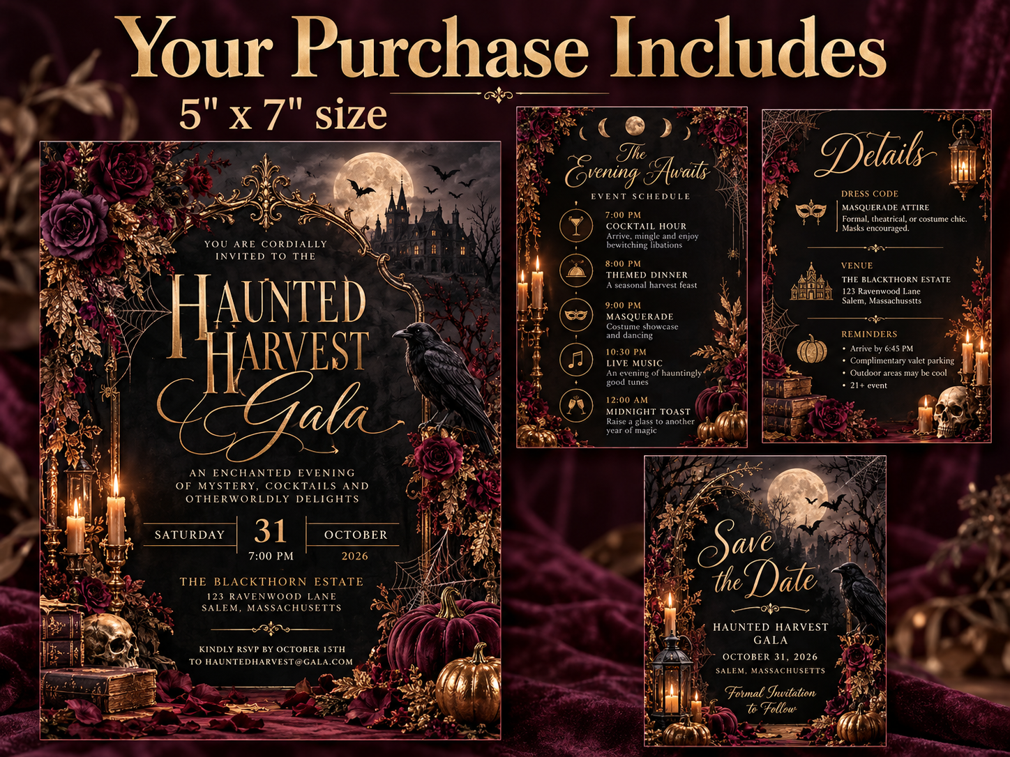 Customized Halloween Party Invitation