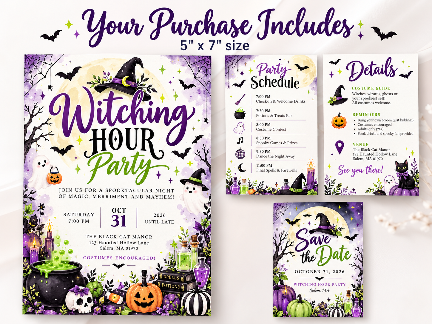 Customized Halloween Party Invitation