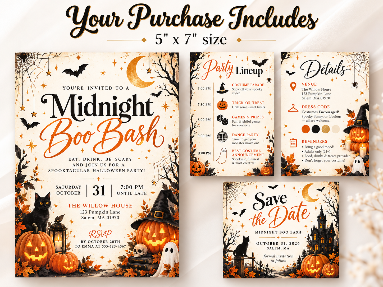 Customized Halloween Party Invitation