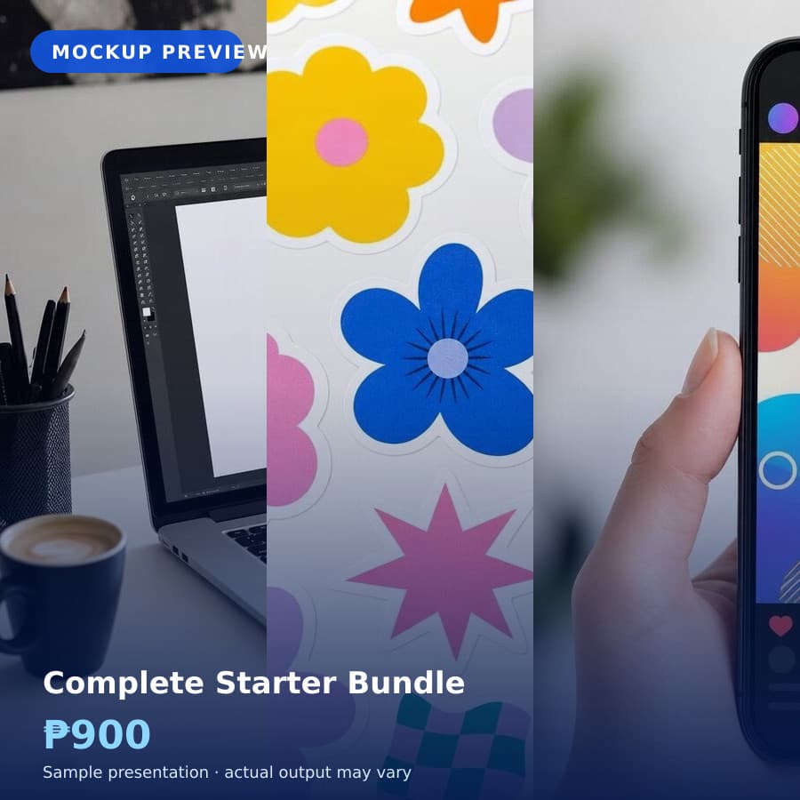 Logo + Stickers + Cover Photo + YouTube Thumbnail