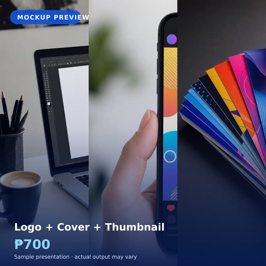 Logo, Cover Photo and YouTube Thumbnail Package