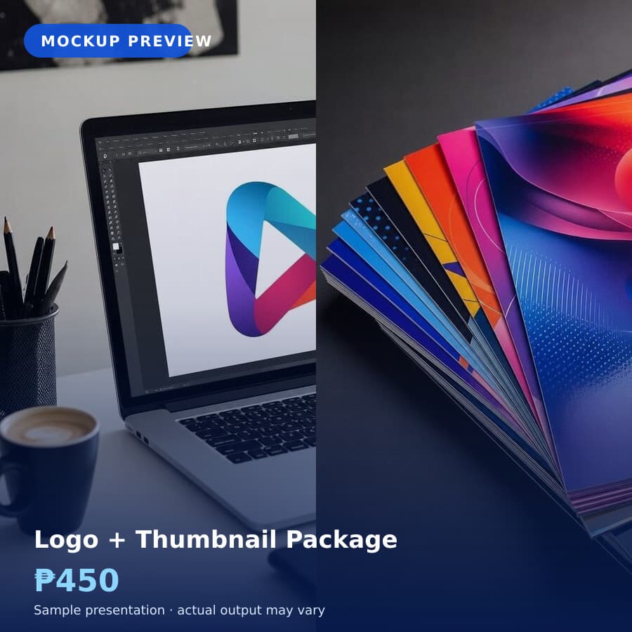 Logo and YouTube Thumbnail Package