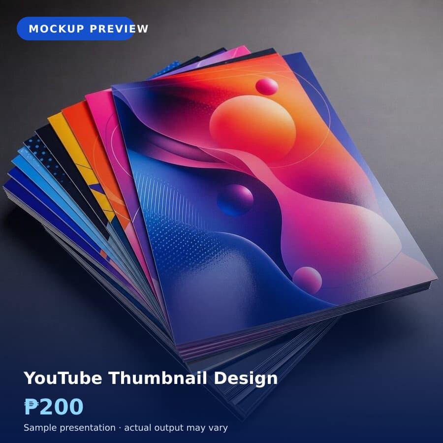 YouTube Thumbnail Design